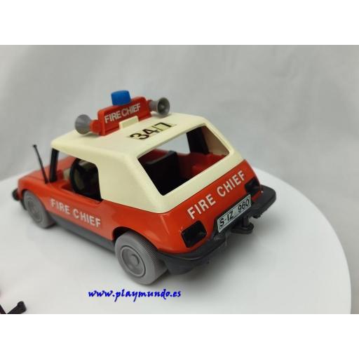 PLAYMOBIL 3216 COCHE DE BOMBEROS - FIRE CHIEF (AÑO 1977 - 1980) [4]