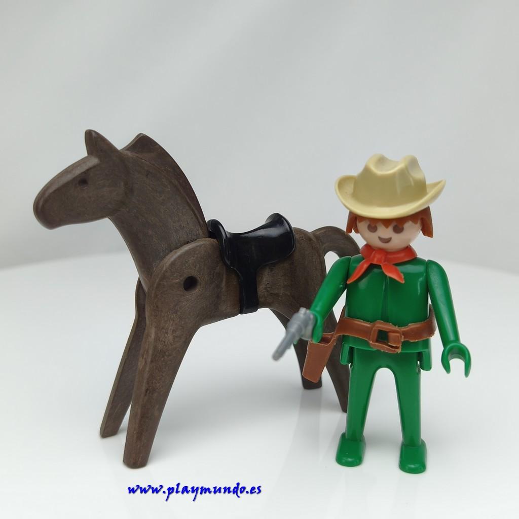 PLAYMOBIL 3342 VAQUERO OESTE WESTERN (AÑO 1975 - 1980)