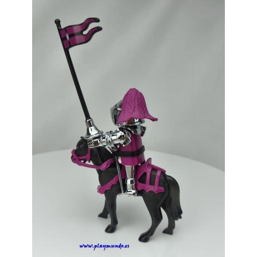 PLAYMOBIL 4434 CABALLERO PLATEADO (AÑO 2005-2007) [1]