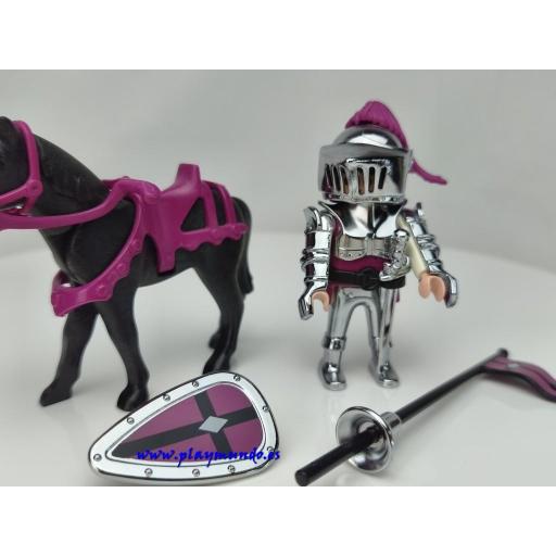 PLAYMOBIL 4434 CABALLERO PLATEADO (AÑO 2005-2007) [2]