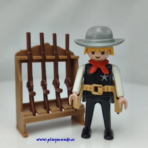 PLAYMOBIL 3381 SHERIFF OESTE WESTERN (AÑO 1987 - 1992)