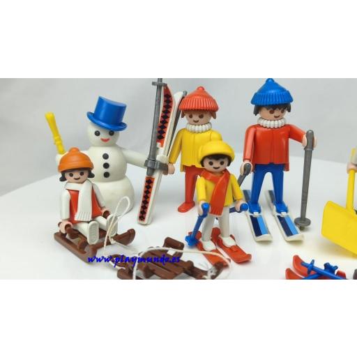 PLAYMOBIL 3467 JUEGOS DE NIEVE EN FAMILIA (AÑO 1984 - 1992) [2]