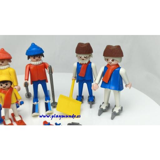 PLAYMOBIL 3467 JUEGOS DE NIEVE EN FAMILIA (AÑO 1984 - 1992) [1]