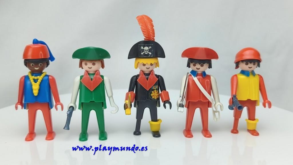 PLAYMOBIL TRIPULACION PIRATA DEL BARCO 3550