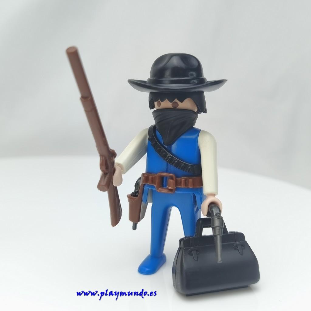PLAYMOBIL 3383 BANDIDO DEL OESTE (AÑO 1986 - 1994)
