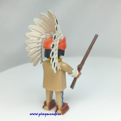 PLAYMOBIL 3395  JEFE INDIO OESTE WESTERN (AÑO  1992) [1]