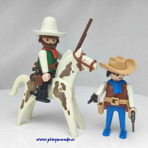 PLAYMOBIL 3304 VAQUEROS OESTE WESTERN (AÑO 1986 - 1994) [0]