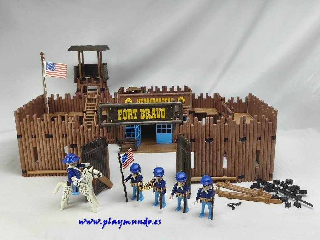PLAYMOBIL 3773 FORT BRAVO OESTE WESTERN (AÑO 1988)
