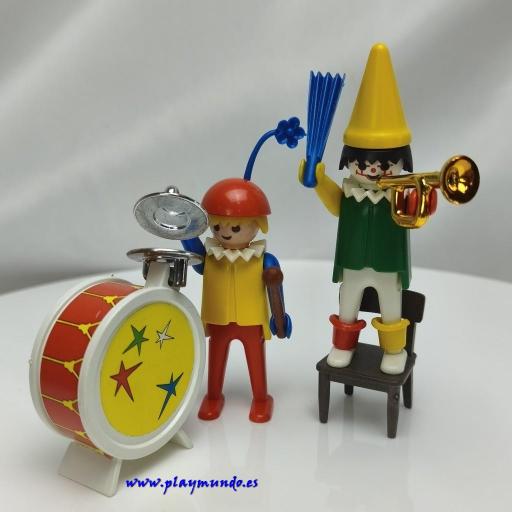 PLAYMOBIL 3578 PAYASOS MUSICOS (AÑO 1980 - 1982) [1]