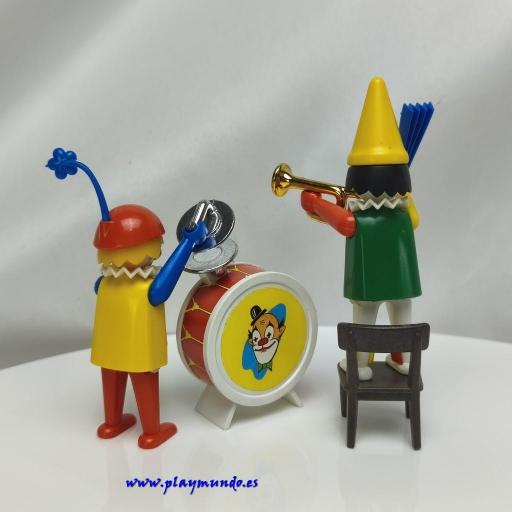 PLAYMOBIL 3578 PAYASOS MUSICOS (AÑO 1980 - 1982) [2]
