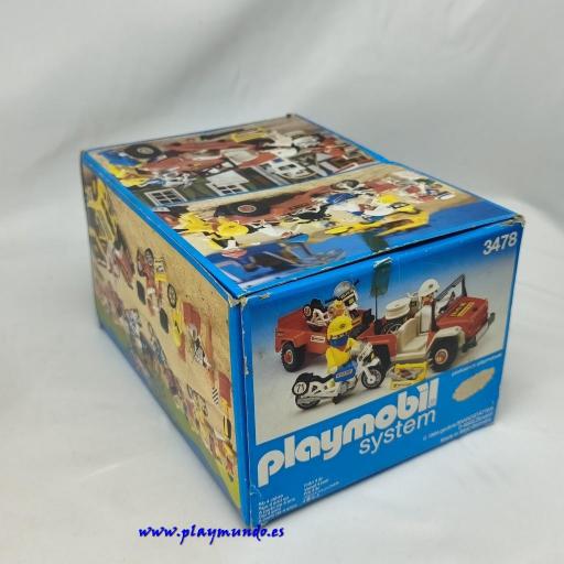 PLAYMOBIL 3478 JEEP CON REMOLQUE MOTOS DE CARRERAS  (AÑO 1984) [7]