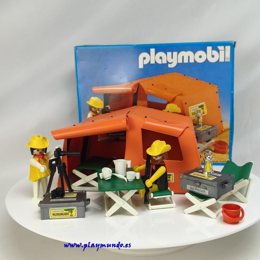 PLAYMOBIL 3413 TIENDA EXPEDICION FOTOGRAFICA NGORONGORO (AÑO 1980 - 1985)