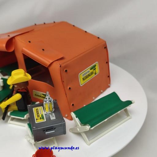 PLAYMOBIL 3413 TIENDA EXPEDICION FOTOGRAFICA NGORONGORO (AÑO 1980 - 1985)  [2]