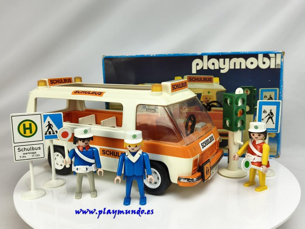 PLAYMOBIL 3521 AUTOBUS ESCOLAR (AÑO 1982)