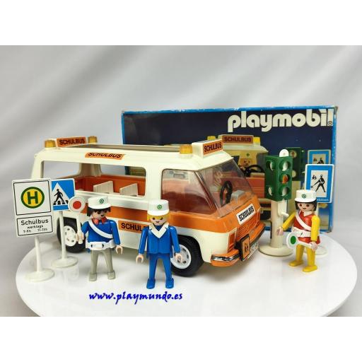PLAYMOBIL 3521 AUTOBUS ESCOLAR (AÑO 1982) [0]