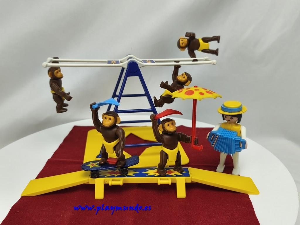 PLAYMOBIL 3726 CHIMPANCES TRAPECISTAS (AÑO 1991 -1995)