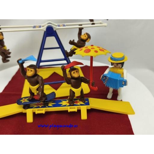 PLAYMOBIL 3726 CHIMPANCES TRAPECISTAS (AÑO 1991 -1995) [3]