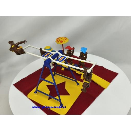 PLAYMOBIL 3726 CHIMPANCES TRAPECISTAS (AÑO 1991 -1995) [5]
