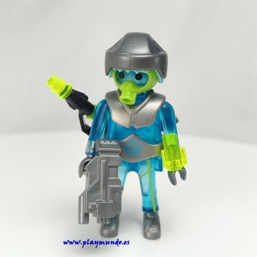 PLAYMOBIL MUÑECO CLICK GUERRERO ESPACIAL   MOD195 [0]