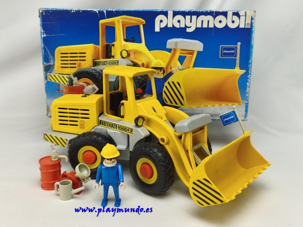PLAYMOBIL 3458 EXCAVADORA PALA (AÑO 1985 - 1999)