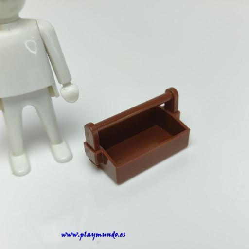 PLAYMOBIL CAJA HERRAMIENTAS MARRON [0]