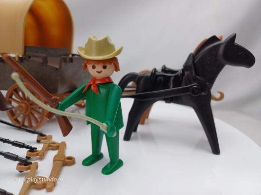 PLAYMOBIL 3243 CARRETA OESTE WESTERN PRIMERA EPOCA (AÑO 1976 - 1983) [3]