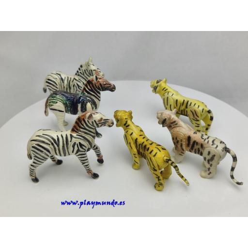 PLAYMOBIL LOTE ANIMALES PRIMERA EPOCA  (PINTADOS) [1]