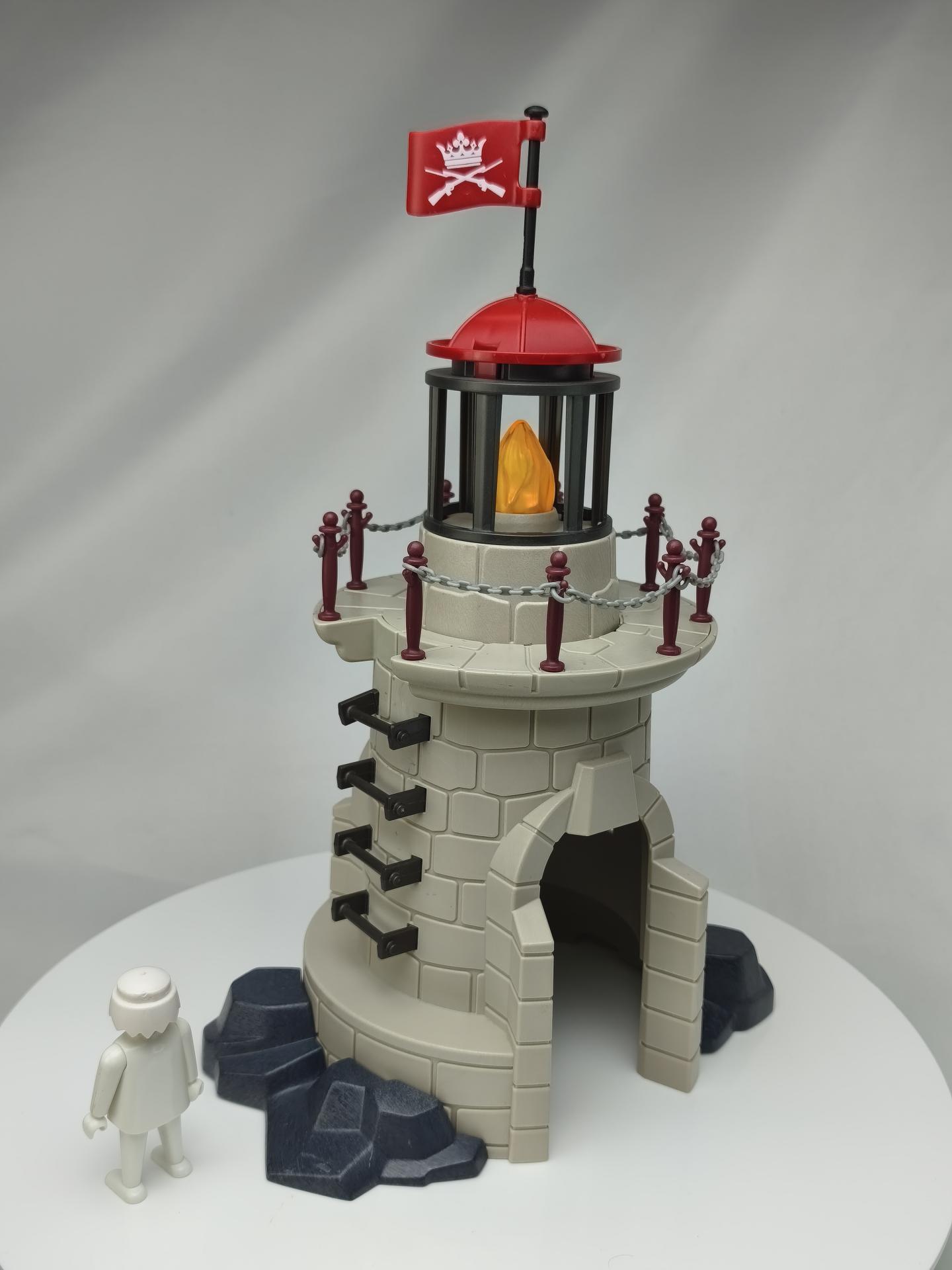 PLAYMOBIL FARO CON LUZ Y CAÑON