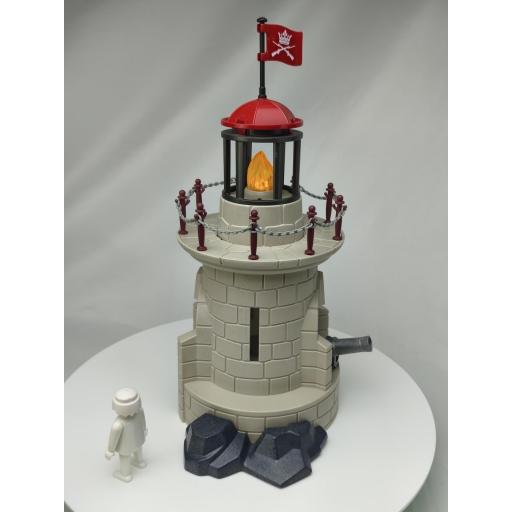 PLAYMOBIL FARO CON LUZ Y CAÑON [1]