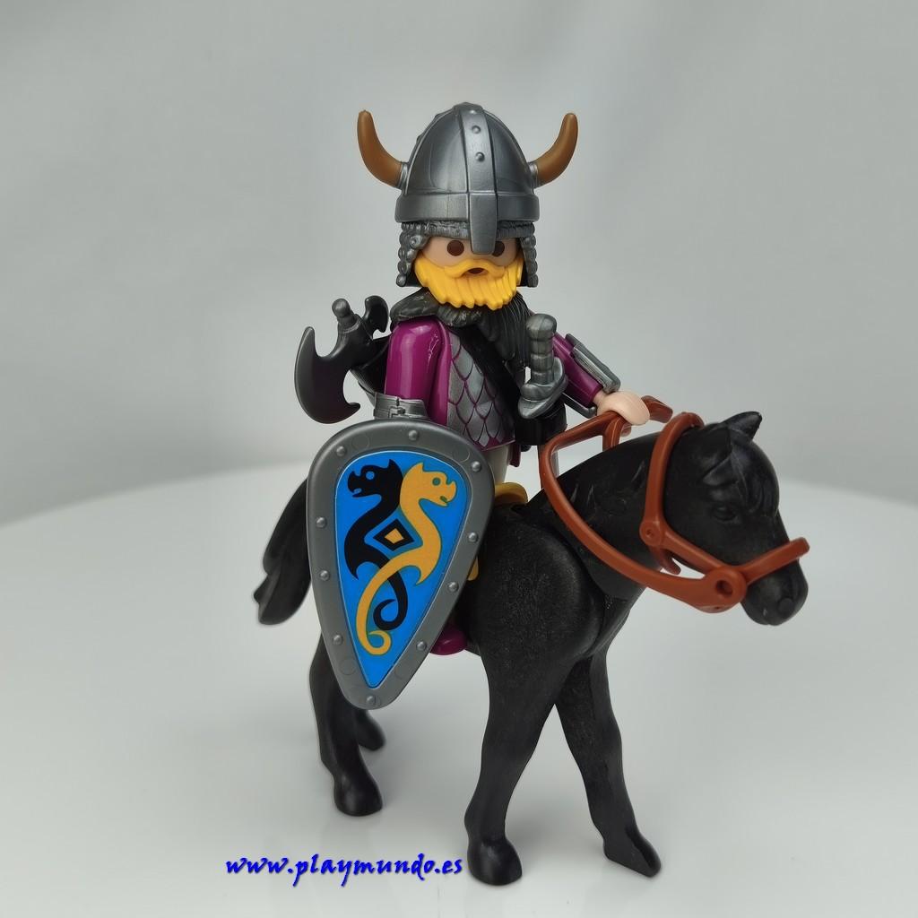 PLAYMOBIL 3158 VIKINGO A CABALLO (AÑO 2002 - 2005)