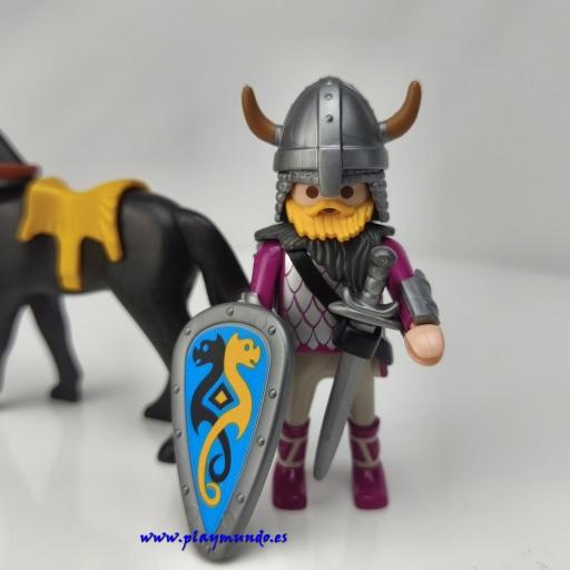 PLAYMOBIL 3158 VIKINGO A CABALLO (AÑO 2002 - 2005) [2]