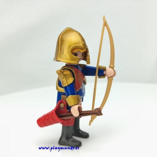 PLAYMOBIL GUERRERO CABALLERO MEDIEVAL MUÑECO CLICK  MOD1056 [1]