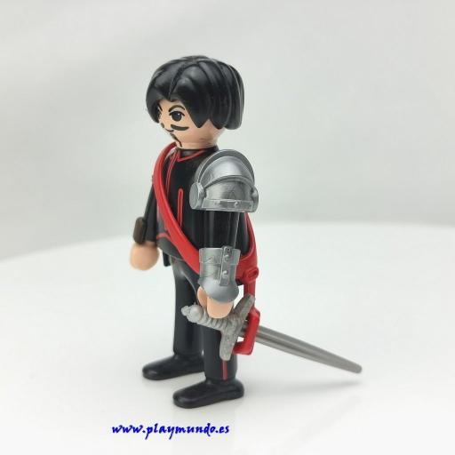 PLAYMOBIL GUERRERO CABALLERO MEDIEVAL MUÑECO CLICK  MOD3009 [1]