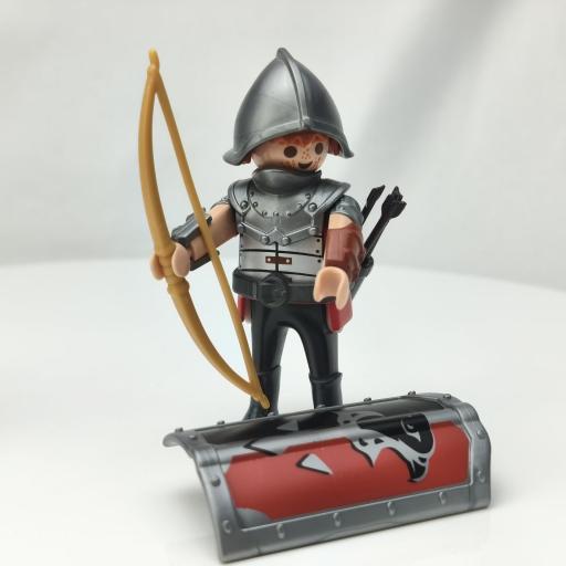 PLAYMOBIL GUERRERO CABALLERO MEDIEVAL MUÑECO CLICK MOD1007