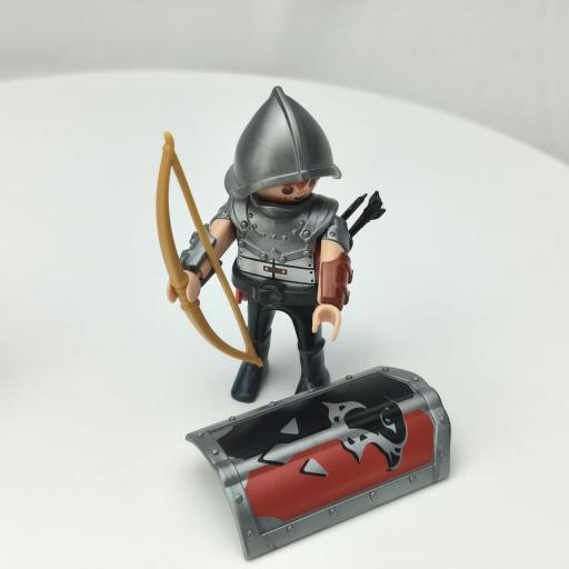 PLAYMOBIL GUERRERO CABALLERO MEDIEVAL MUÑECO CLICK  MOD1007 [2]