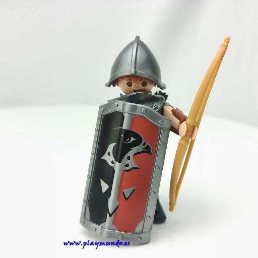 PLAYMOBIL GUERRERO CABALLERO MEDIEVAL MUÑECO CLICK  MOD1007 [1]