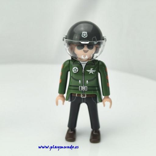 PLAYMOBIL MUJER  PILOTO MUÑECO CLICK  MOD321