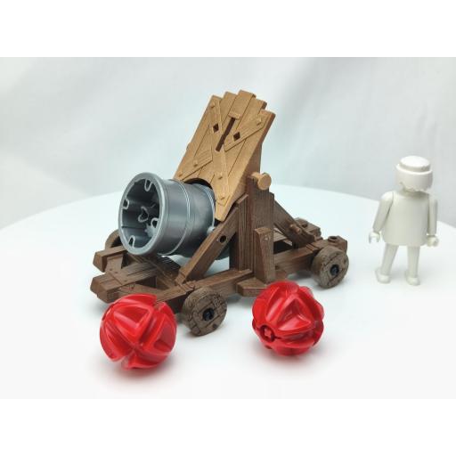 PLAYMOBIL CAÑON DE ASEDIO GRANDE MEDIEVAL PIRATA MOD03 [3]