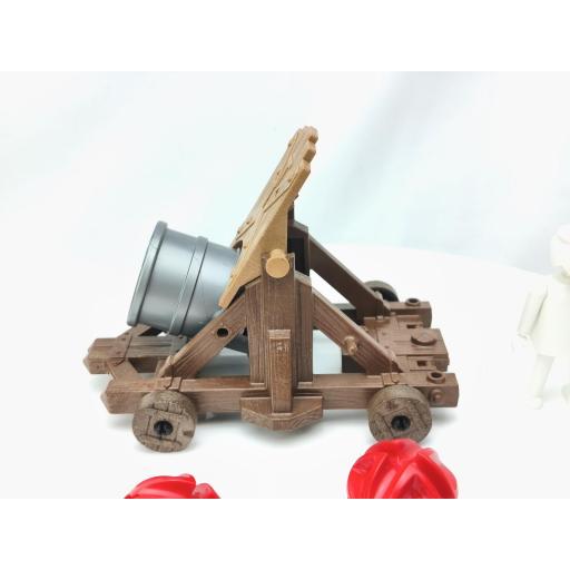 PLAYMOBIL CAÑON DE ASEDIO GRANDE MEDIEVAL PIRATA MOD03 [2]