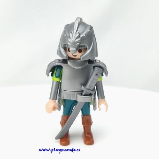 PLAYMOBIL GUERRERO CABALLERO MEDIEVAL MUÑECO CLICK MOD1062