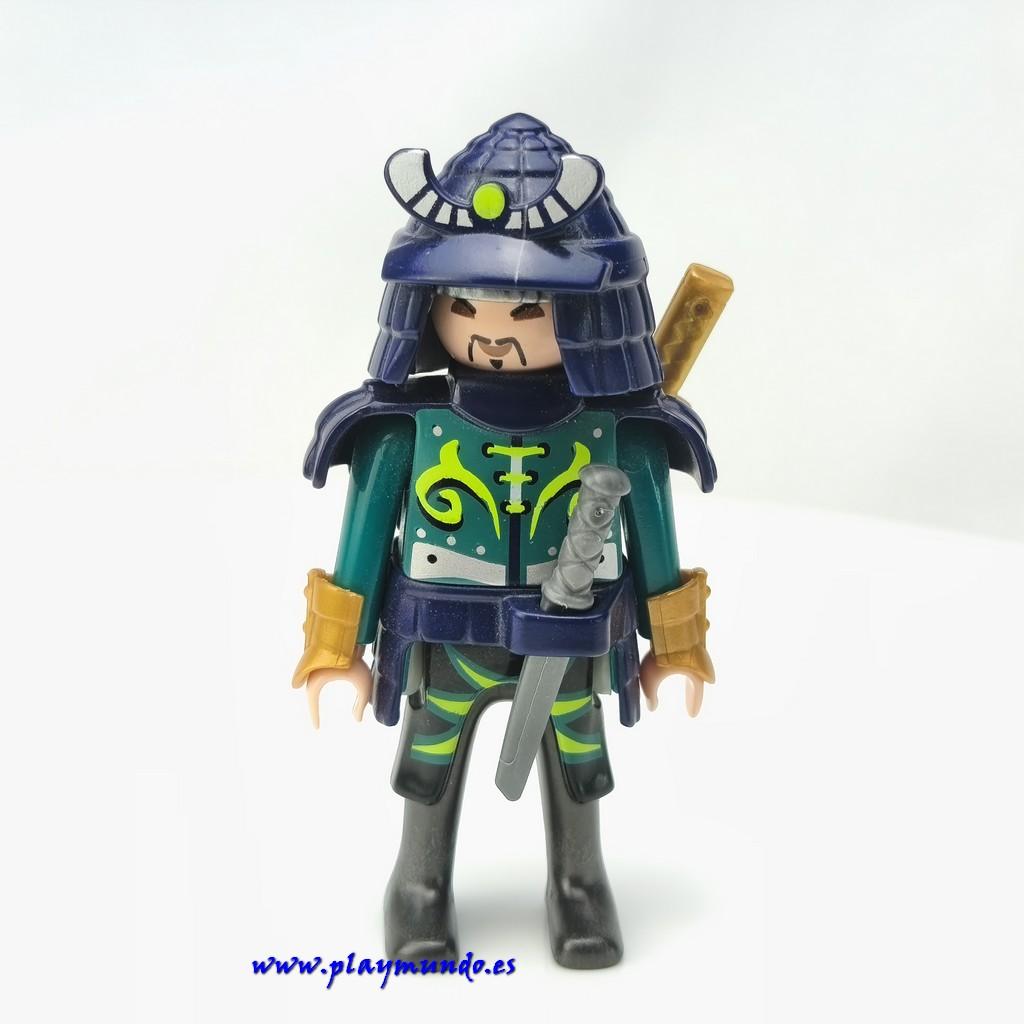 PLAYMOBIL GUERRERO SAMURAI CABALLERO MEDIEVAL MUÑECO CLICK MOD0979