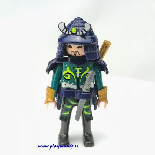 PLAYMOBIL GUERRERO SAMURAI CABALLERO MEDIEVAL MUÑECO CLICK  MOD0979 [0]