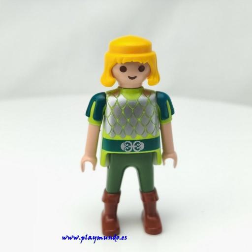PLAYMOBIL GUERRERO CABALLERO MEDIEVAL MUÑECO CLICK  MOD0978 [0]
