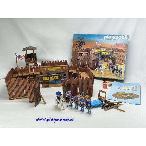 PLAYMOBIL 3773 FORT BRAVO OESTE WESTERN (VERSION 1 AÑO 1988 - 1992) [0]