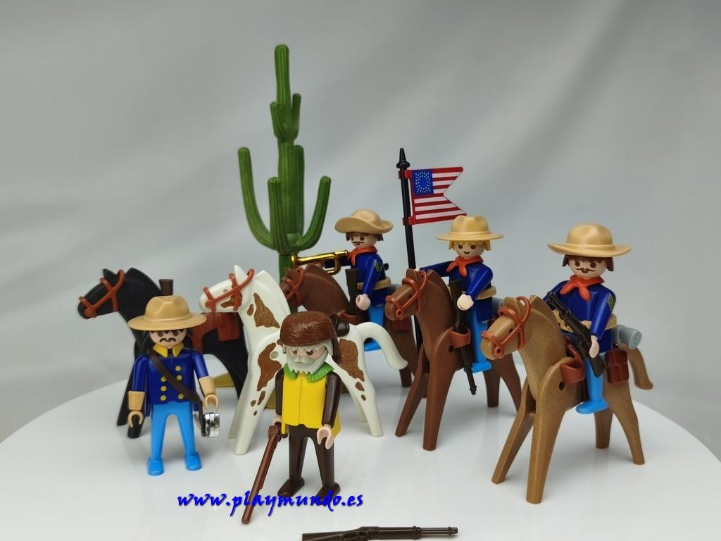 PLAYMOBIL 3485 SOLDADOS OESTE WESTERN (AÑO 1987)