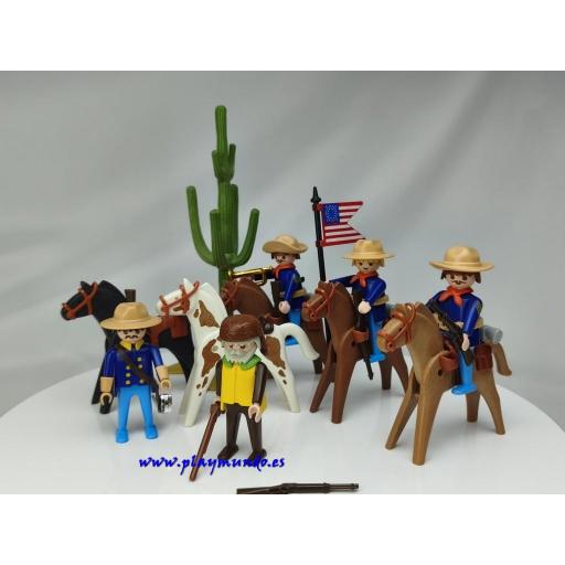 PLAYMOBIL 3485 SOLDADOS OESTE WESTERN (AÑO 1987) [0]