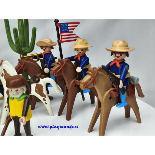 PLAYMOBIL 3485 SOLDADOS OESTE WESTERN (AÑO 1987) [2]