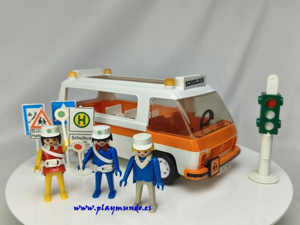 PLAYMOBIL 3521 AUTOBUS ESCOLAR (AÑO 1982)