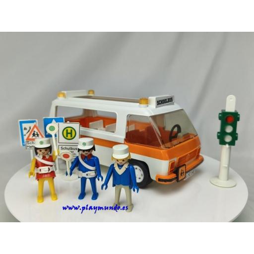 PLAYMOBIL 3521 AUTOBUS ESCOLAR (AÑO 1982) [0]