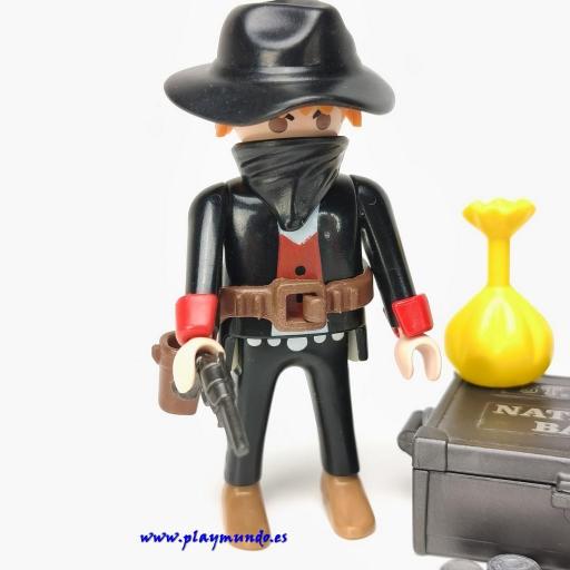 PLAYMOBIL 3814 FORAJIDO BANDIDO OESTE WESTERN (AÑO 1995 - 2002) [1]